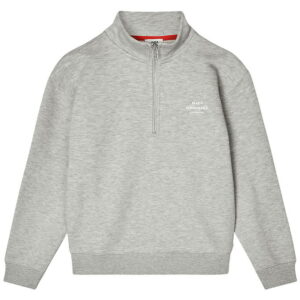 Mads Nørgaard Sweatshirt m. Lynlås - Gråmeleret