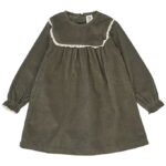 Müsli Kjole - Fløjl - Deep Green
