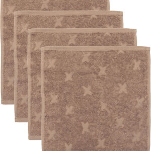 Müsli Vaskeklude - 4-pak - Walnut