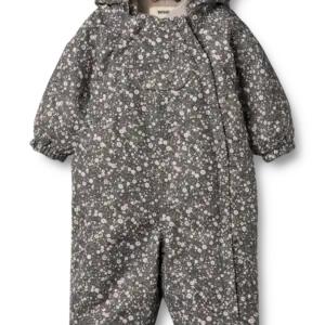 Nickie Flyverdragt - Black sea open flowers - 2 ÅR