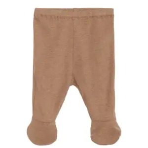 Nyfødt Buks m. Fødder - Almond - 56 CM