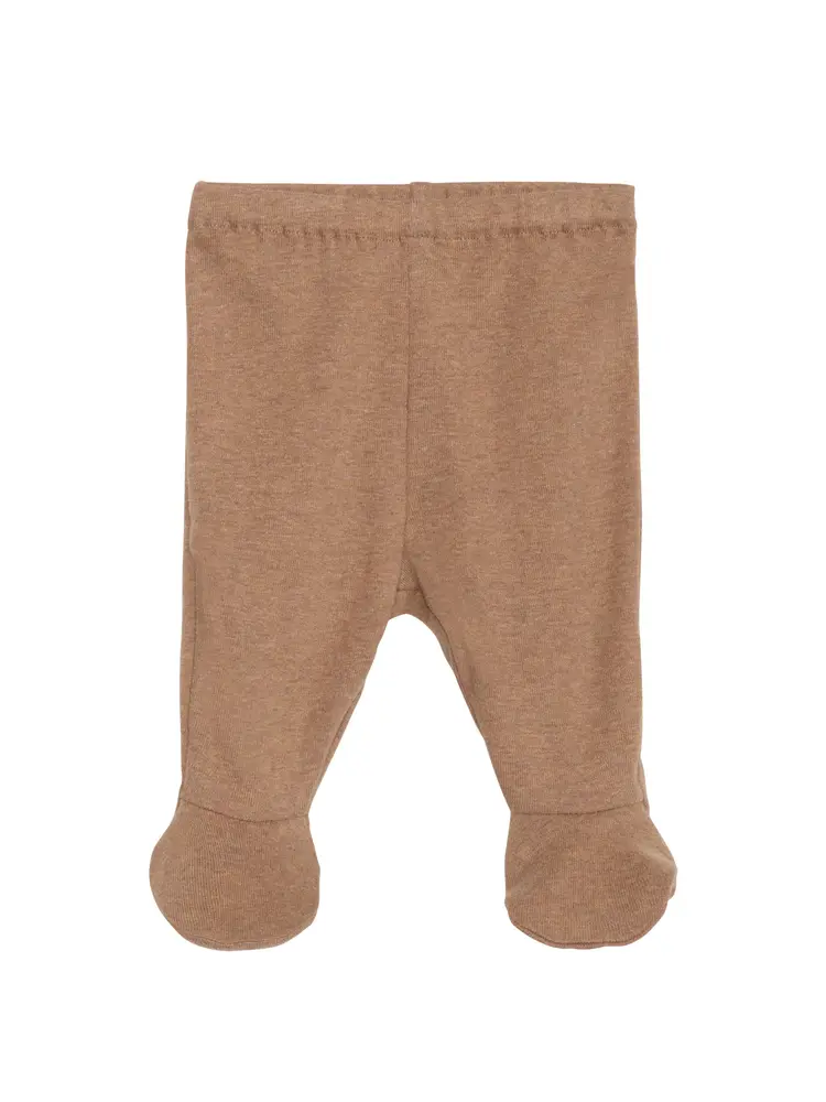 Nyfødt Buks m. Fødder - Almond - 62 CM