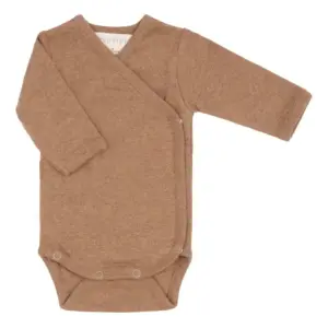 Nyfødt Slå-om Body - Almond - 50 CM