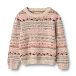 Olga Jaquard Pullover - Multi - 3 ÅR