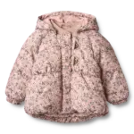 Olga Pufferjakke - Rose powder flowers - 9-12 MDR.