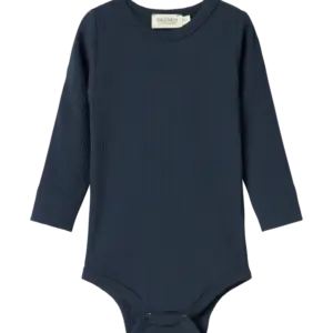 Plain Langærmet Body - Pilot navy - 86