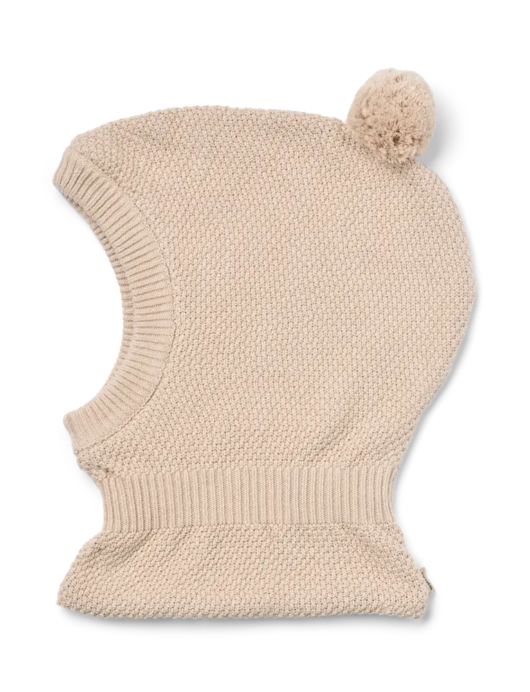 Pomi Strikket Elefanthue - Dusty lavender - 1-3 ÅR