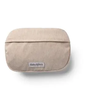 Pose med lommer til Bæresele Vævet mélange, lys beige