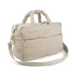 Quiltet pusletaske - sand