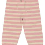 Strikbukser - Off White/Rosa - 68