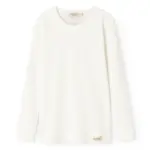 T-shirt, langærmet - Gentle white - 116