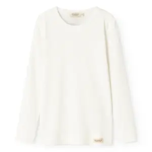 T-shirt, langærmet - Gentle white - 92