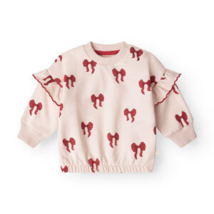That&apos;s Mine - Amelia sweatshirt - Rouge boucle - 92cm - 2Y