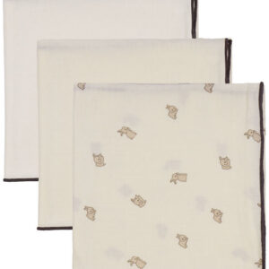 That's Mine Stofbleer - Bora Muslin - 3-pak - 70x70 cm - Bunnies