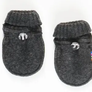 Uld Baby Luffer - Grå/15205 - 60