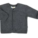 Uld Cardigan - Coke Melange -    80