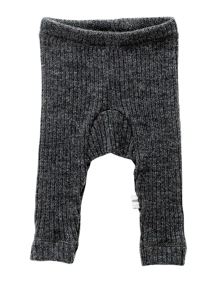Uld Leggings - grå - 80