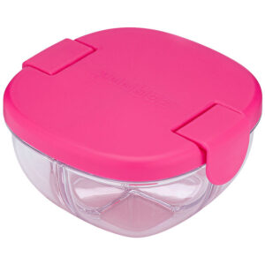 Yumbox Snack Bowl - 3 Rum - Raspberry Pink