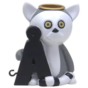 Å bogstav med lemur til navnetog