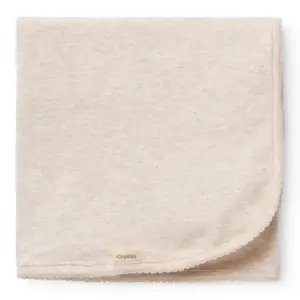 Alida Babytæppe - Light beige melange - ONESIZE