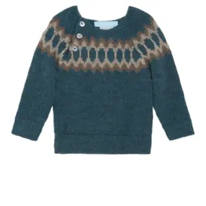 Alpaca Uld Trøje - DARK REEF - 68 / 6 MDR.