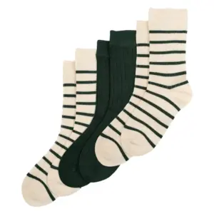 Bamboo strømper 3 pak - EMERALD - 35/38