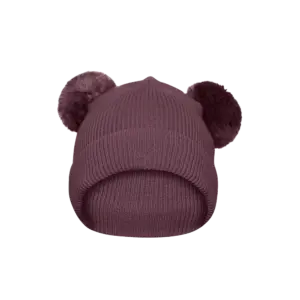 Bergen hat - pompons - Grape Shake - 51/53