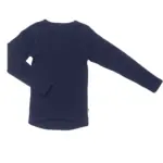 Bluse m/lange ærmer - Navy - 90