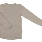 Bluse m/lange ærmer - Sesame Melange - 80