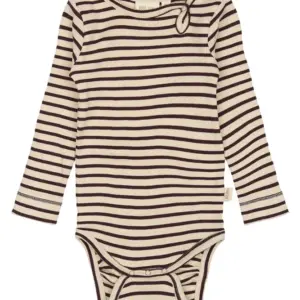 Body ls - Dark Grape/Off White - 86