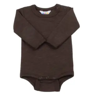 Body m/lange ærmer - Dark Brown - 70