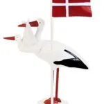 Bordpynt, flag med stork