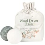 Cocoon Company Vaskebolde - Uld - 4-pak - Grå/Hvid