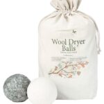Cocoon Company Vaskebolde - Uld - 6-pak - Grå/Hvid