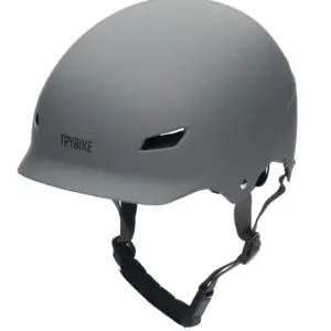 Cykelhjelm med retrolook - antracitgrå S/M