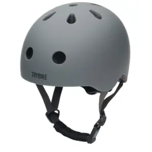 Cykelhjelm med retrolook - antracitgrå XS