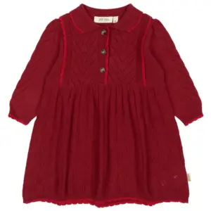 Daimi Strik Kjole - Biking Red - 80