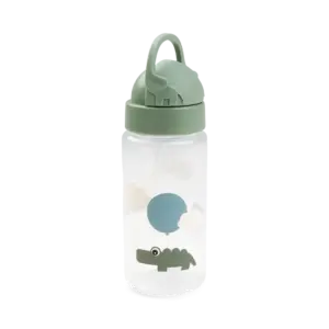 Drikkedunk m/sugerør Happy clouds - Grøn