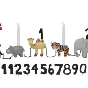 Fødselsdagstog, Zoo dyr m. 11 tal