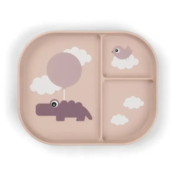 Foodie inddelt tallerken Happy clouds Pudder