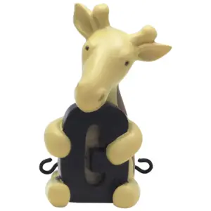 G bogstav med giraf til navnetog