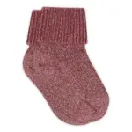 Ida glitter strømper - Maroon - 19/21