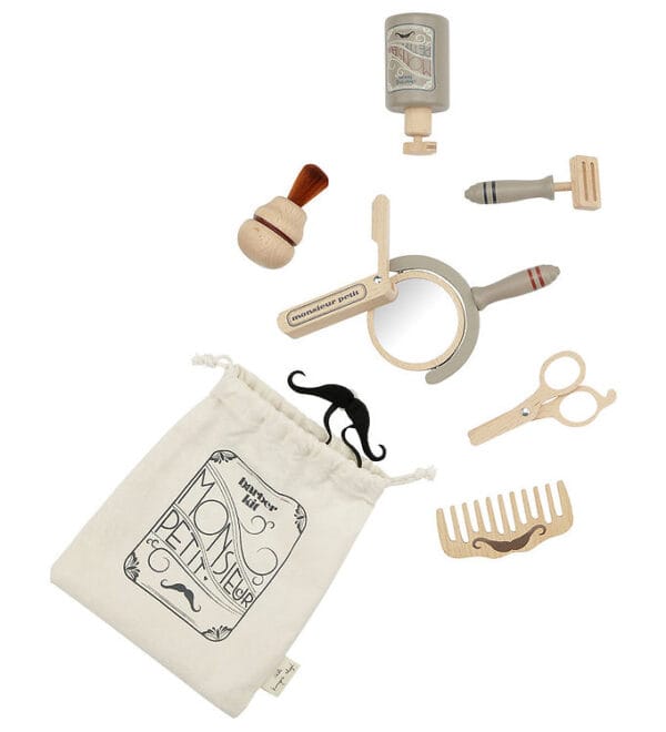 Konges Sløjd Barbersæt - Træ - Multi Konges Sløjd Barbersæt - Træ - Multi