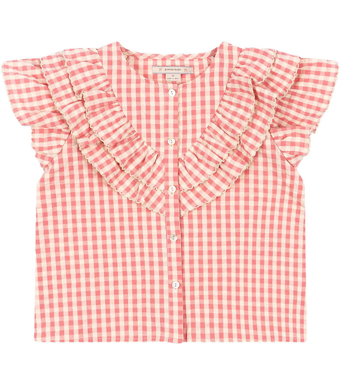 Konges Sløjd Skjorte - Kim Frill - Flamingo Plume Check