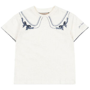 Konges Sløjd T-shirt - Era - Off White/Bow Collar