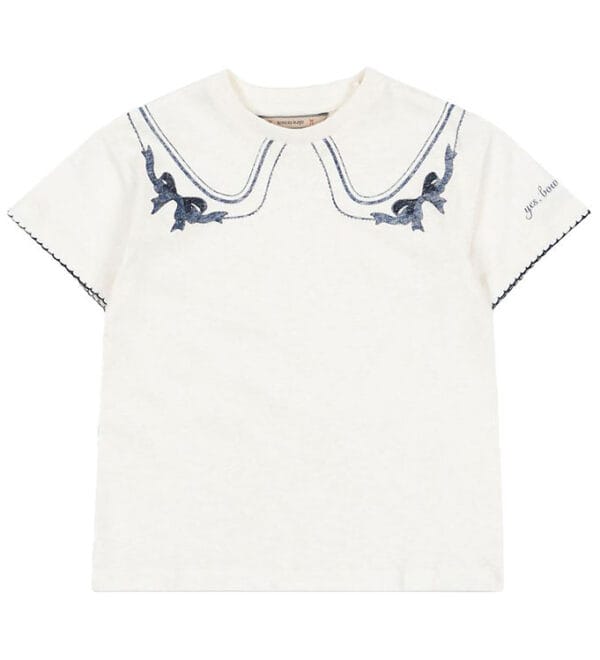 Konges Sløjd T-shirt - Era - Off White/Bow Collar