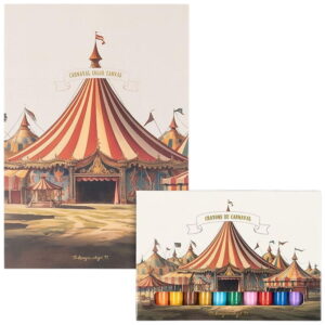 Konges Sløjd Tegneblok m. Farver - 10 stk. - Cirkus