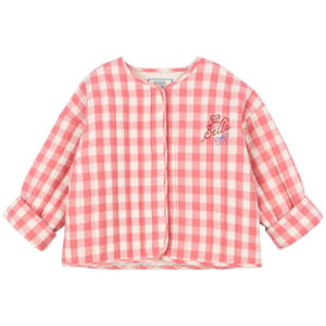 Konges sløjd x Rosie H-W Termojakke - Peach Blossom Check