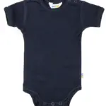 Kort Ærmet Body i Rib - Marine - 80