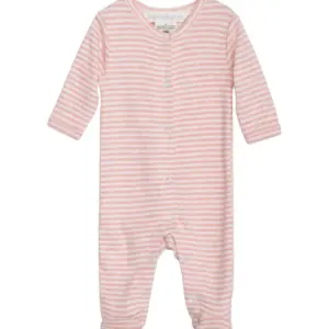 Nyfødt Dragt - Coral/Offwhite - 50 CM